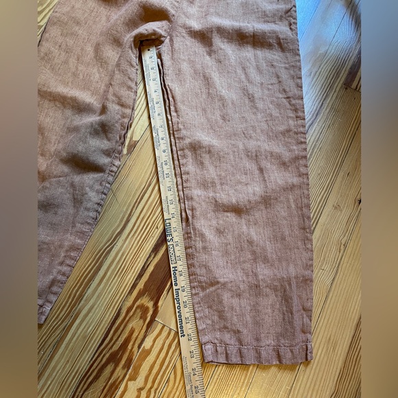 100% linen Eileen Fisher pant. Perfect Fall color to dress up or down. - Picture 5 of 7
